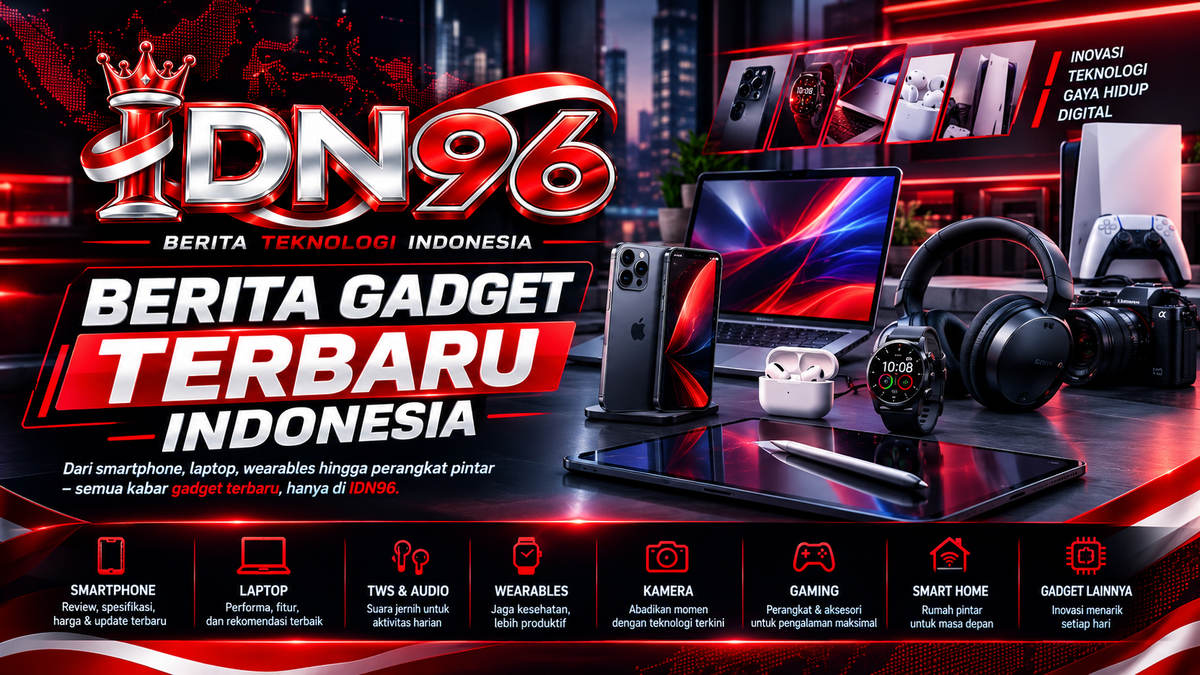 Tiga smartphone berjajar di meja uji dengan aplikasi pengukur baterai terbuka