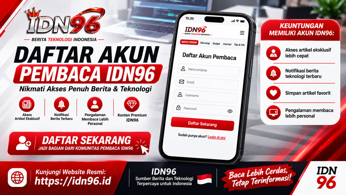 Membuat akun pembaca Formulir pendaftaran hanya meminta alamat surel