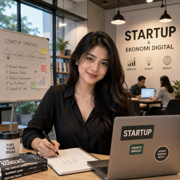 Potret Sandra Rahma Wati, Penulis Startup & Ekonomi Digital IDN96